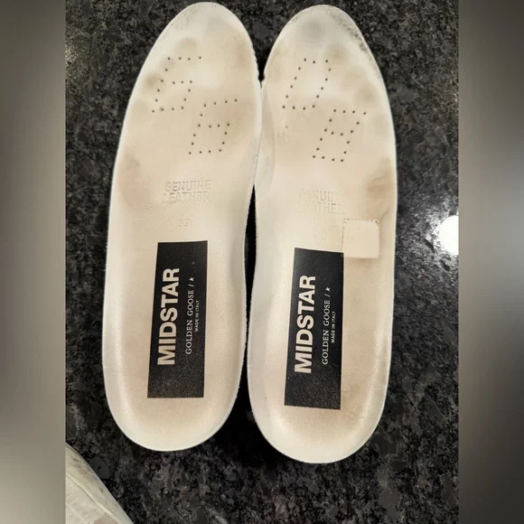 RARE Golden Goose Mid Star Sneakers White Python & Suede Size 39 EUC w Dust Bag🖤 - Picture 11 of 17